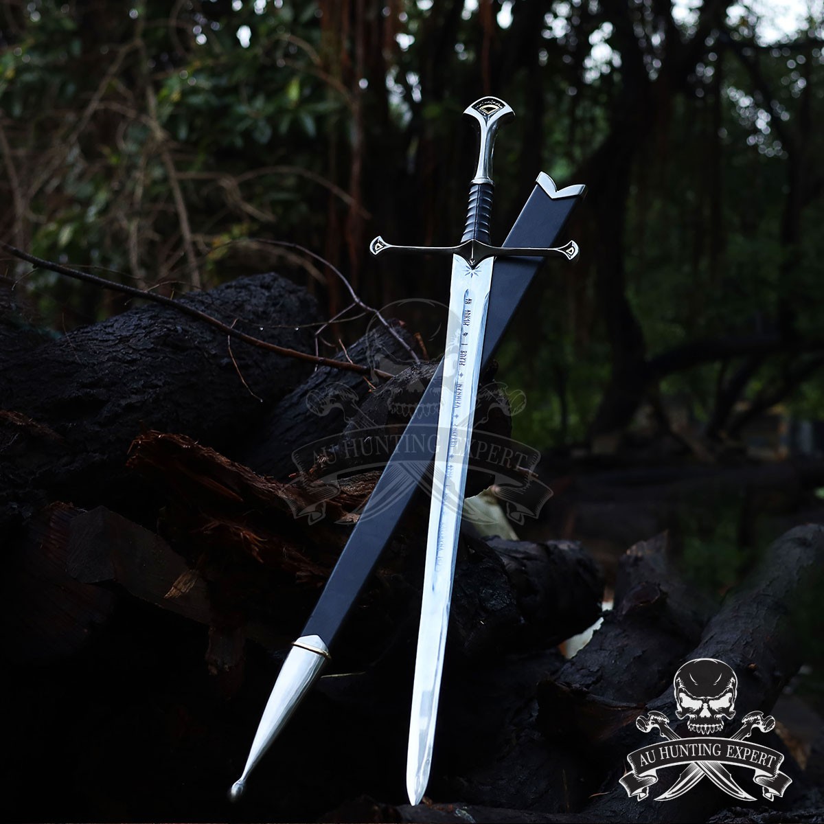 King Aragorn's Sword Lord of the Rings Swords, Anduril Narsil Sword, W/Scabbard