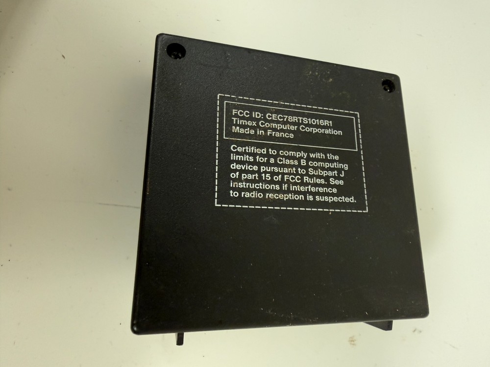 Timex Sinclair 1000 Personal Computer & RAM Cartridge - UNTESTED