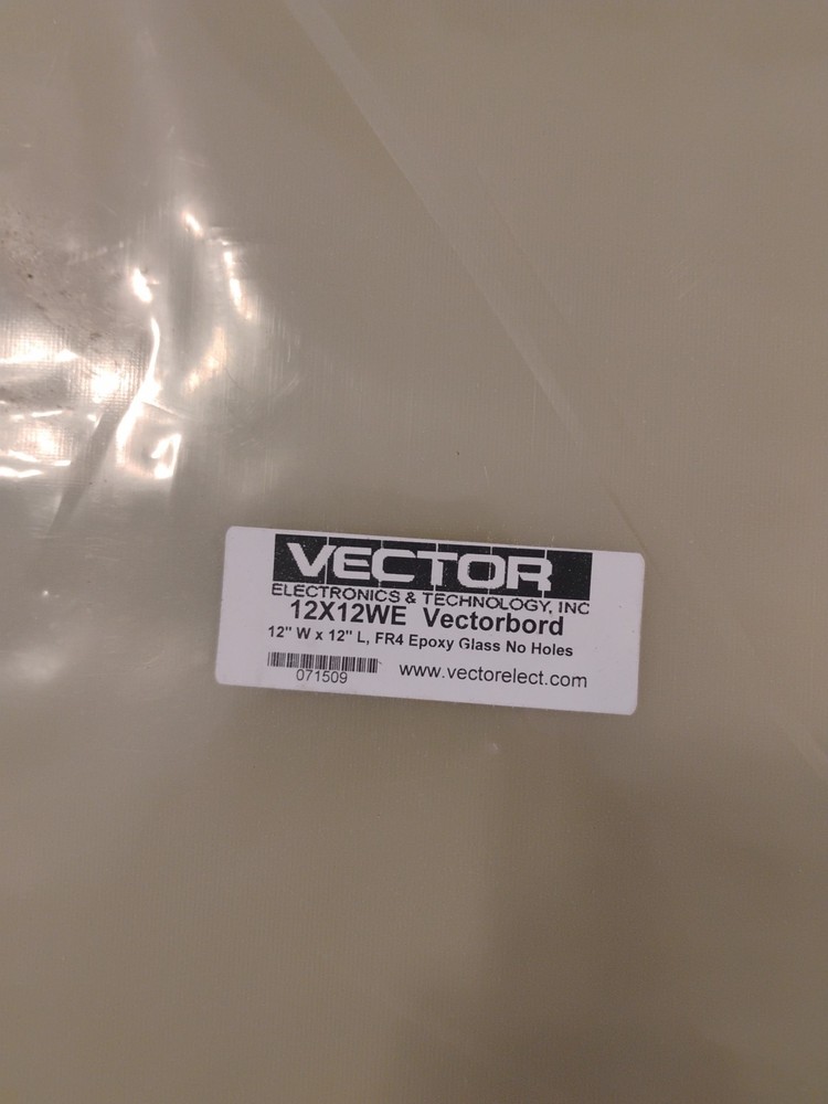 2 Pcs, Vector 12x12WE Vectorbord, FR4 Epoxy Glass