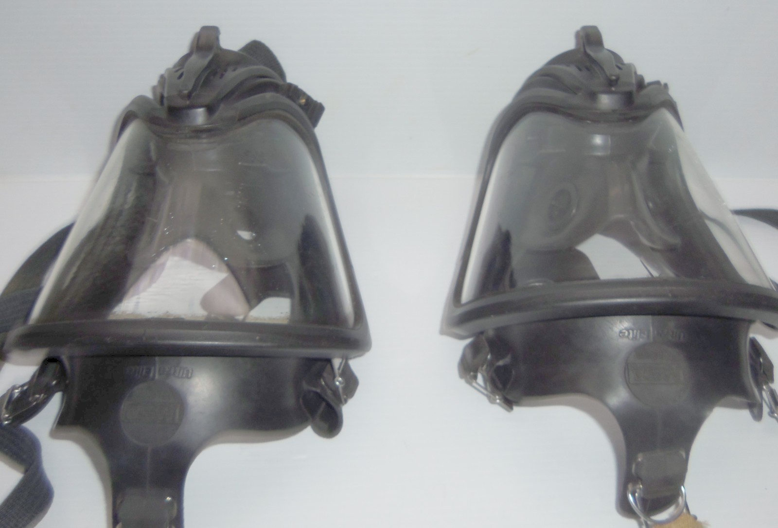 2 MSA Ultra-Elite Firehawk MMR SCBA Med. Facepieces & 2 Nightfighter Systems