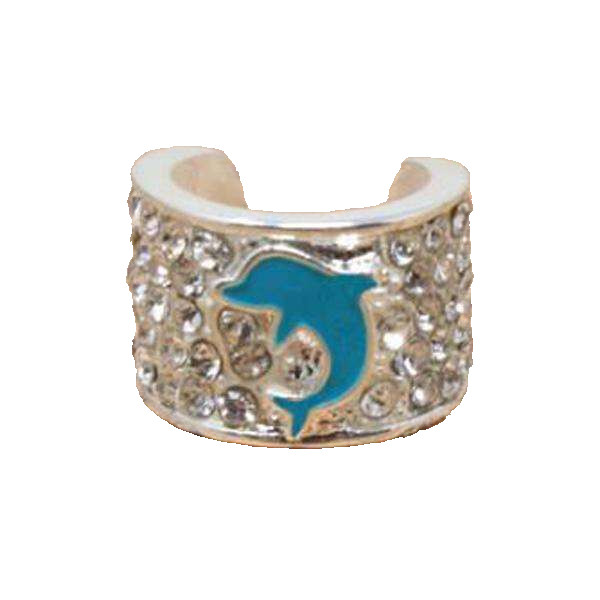 CharMED Stackable Personalize Stethoscope Bling Charm | Dolphin