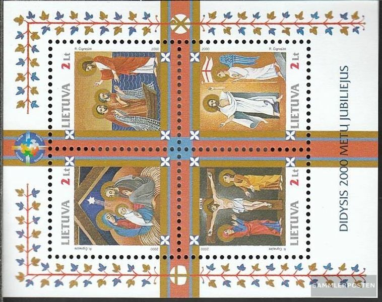 Lithuania block20 MNH 2000 Christianity