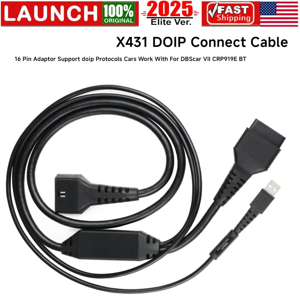 LAUNCH DOIP Adapter Cable Work for Devices With CAR VII Bluetooth Connectors