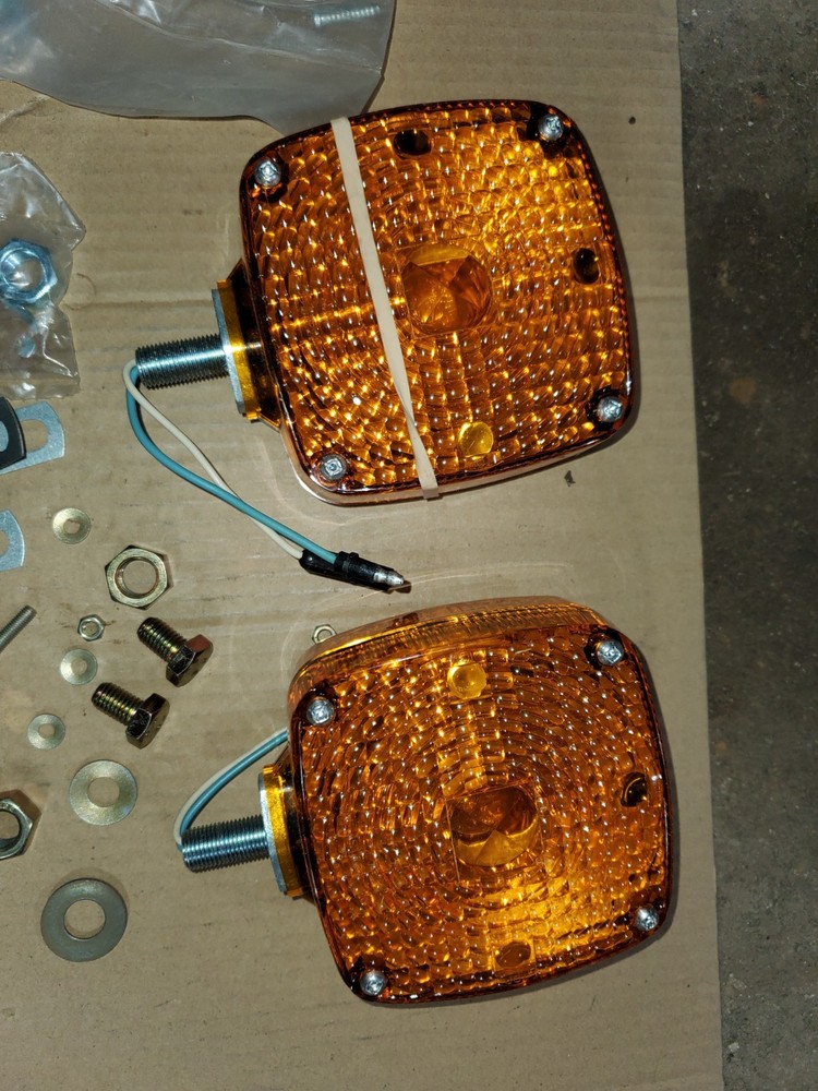 Square Light Kit Amber Lens