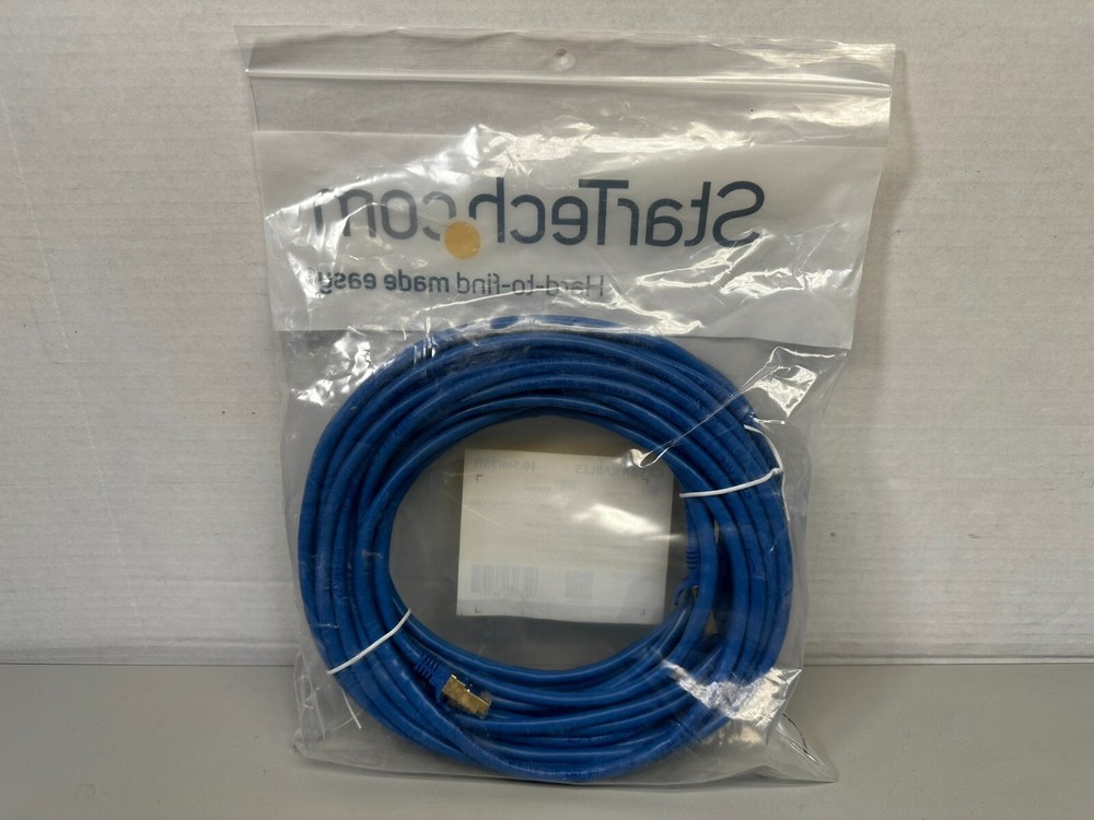 StarTech.com C6ASPAT35BL CAT 6A Ethernet 35' Shield Patch STP Cable 10 Gigabit