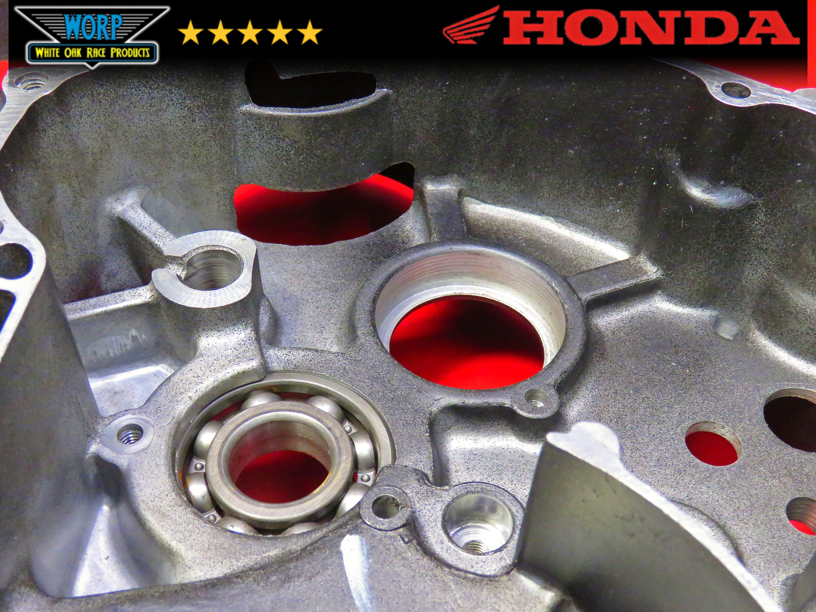 1985 HONDA ATC350X MATCHED CRANK CASE LEFT RIGHT CRANKCASE ENGINE BOTTOM END