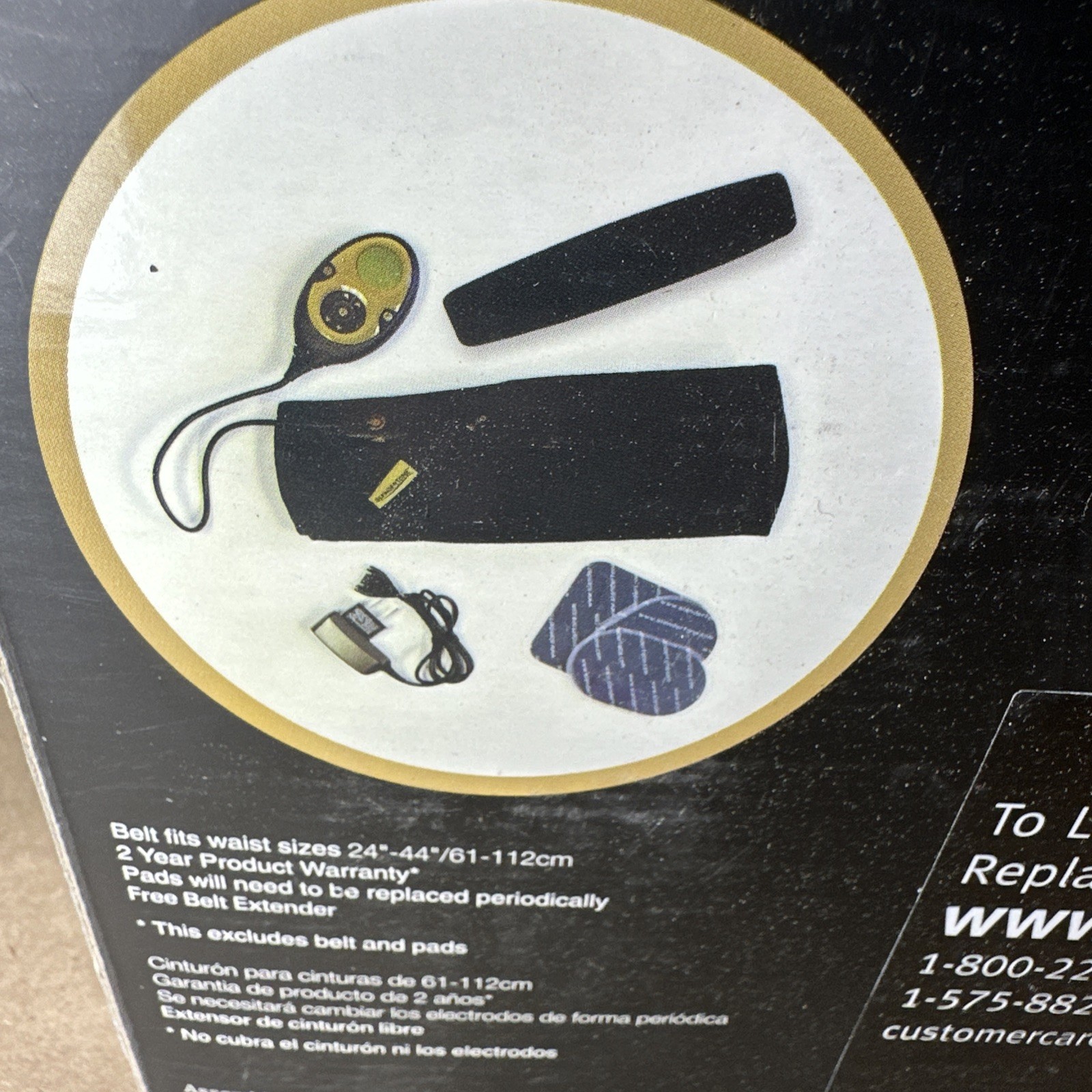 Dead BATTERY Slendertone X-70 Ab Toning Belt Controller Charger With Extra Gel