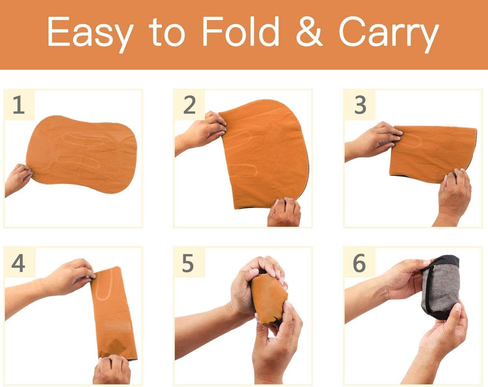 Ultralight Inflatable Camping Pillows - Compressible, Compact, Inflatable, Comfo