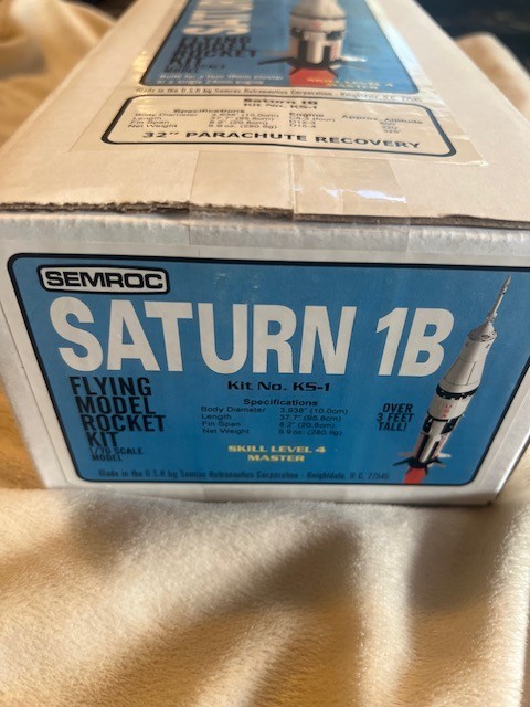 Satutrn 1B Model Rocket