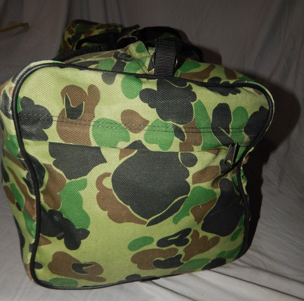 Large Camo Duffel Bag