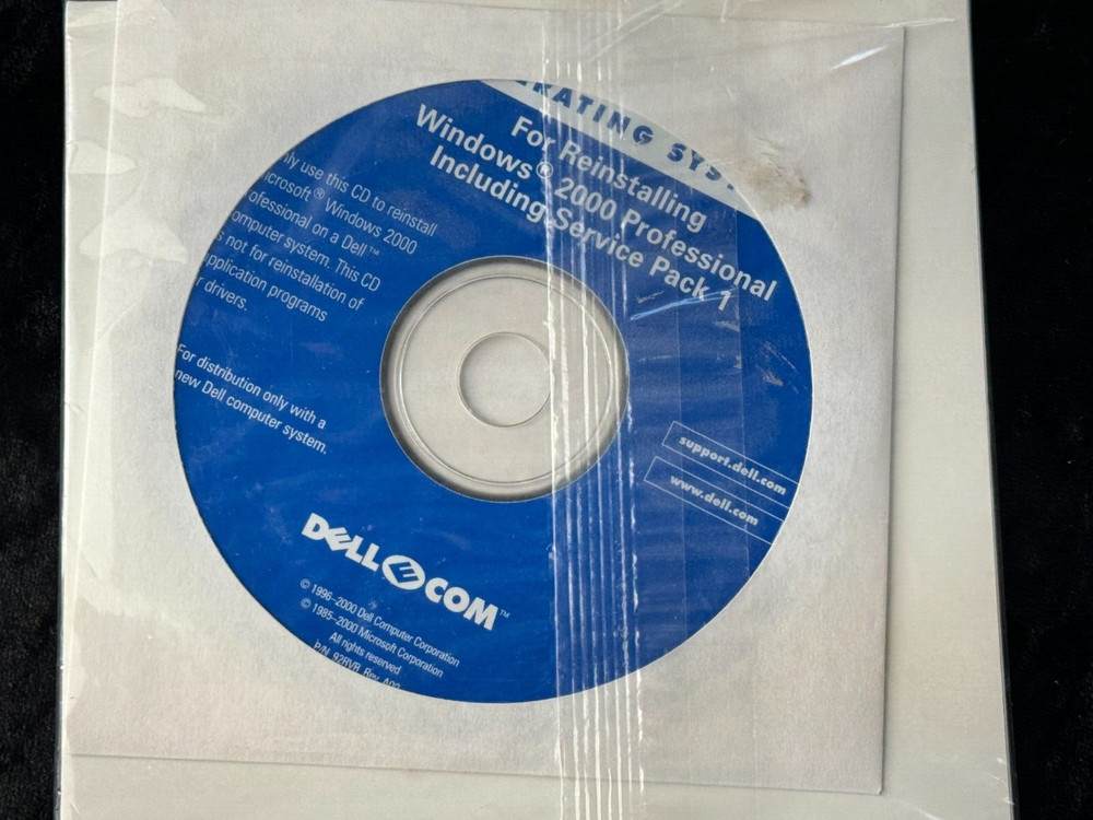 Windows 2000 Professional for Dell PC Sealed