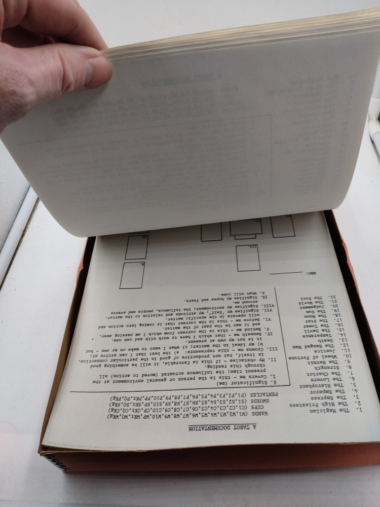 A Stack Of Tarot Documentation