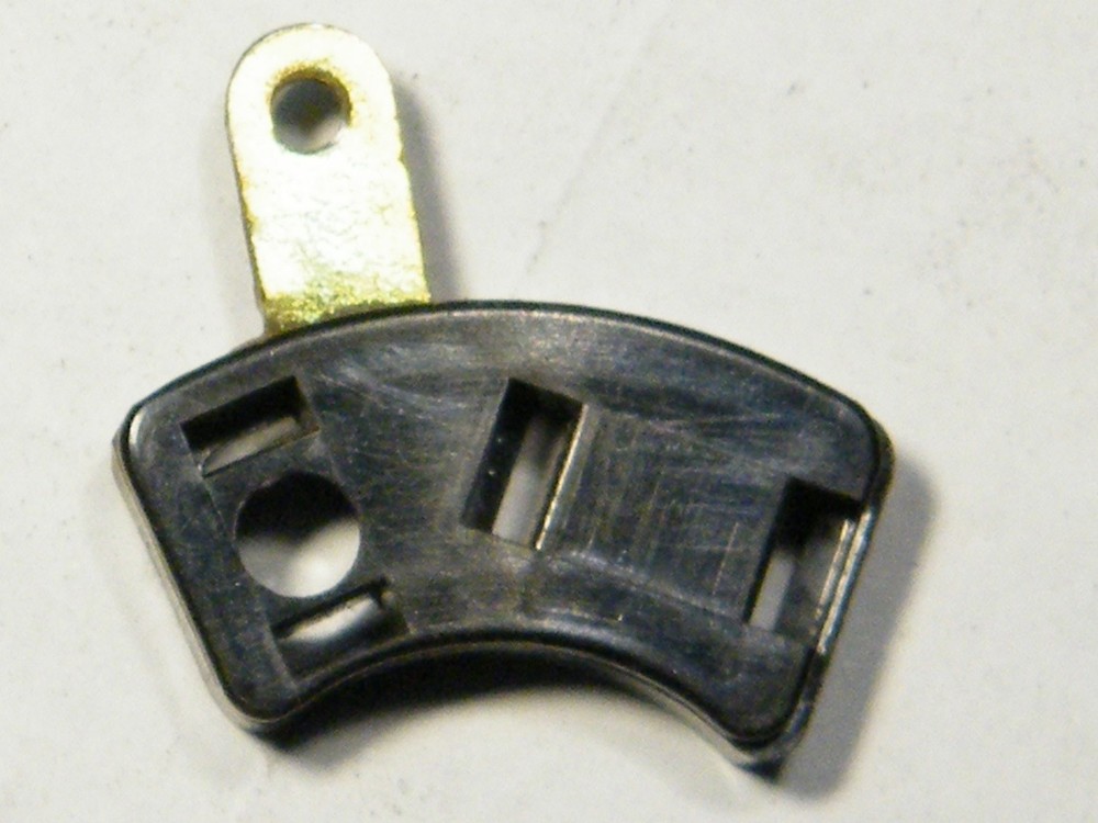 Laverda 750 headlight on/off switch contact shuttle.