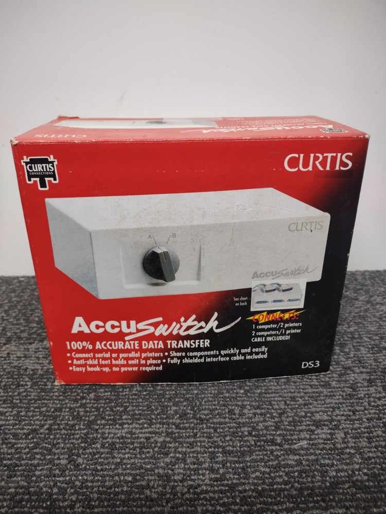 "NEW" CURTIS A-B DATA SWITCH DS-3