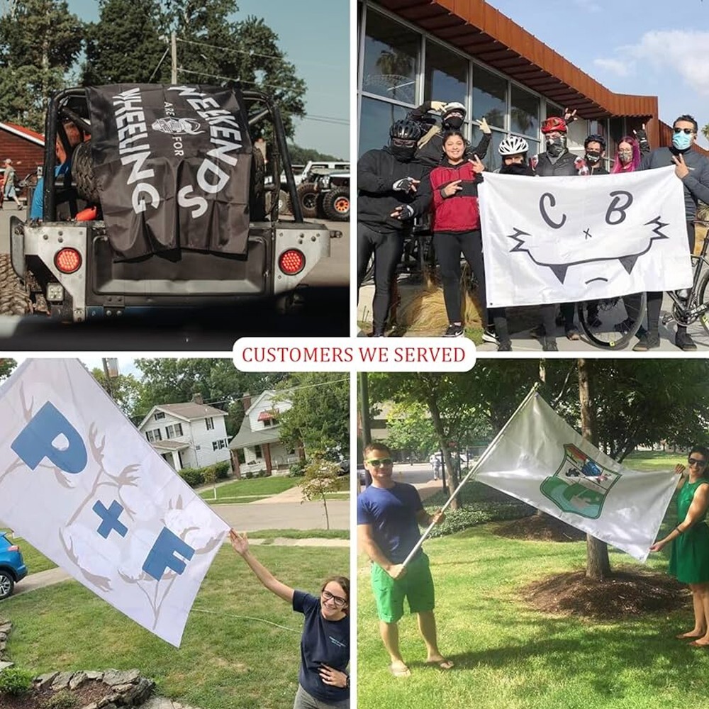 CUSVAL Custom Flag Personalized Flags Banners -We Provide Professional Design