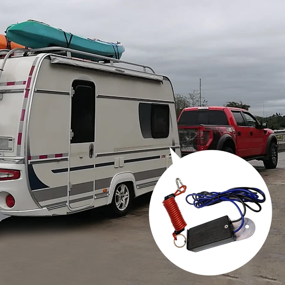 Trailer Breakaway Switch 6Ft Trailer Break Control kit Electric Brake Switch