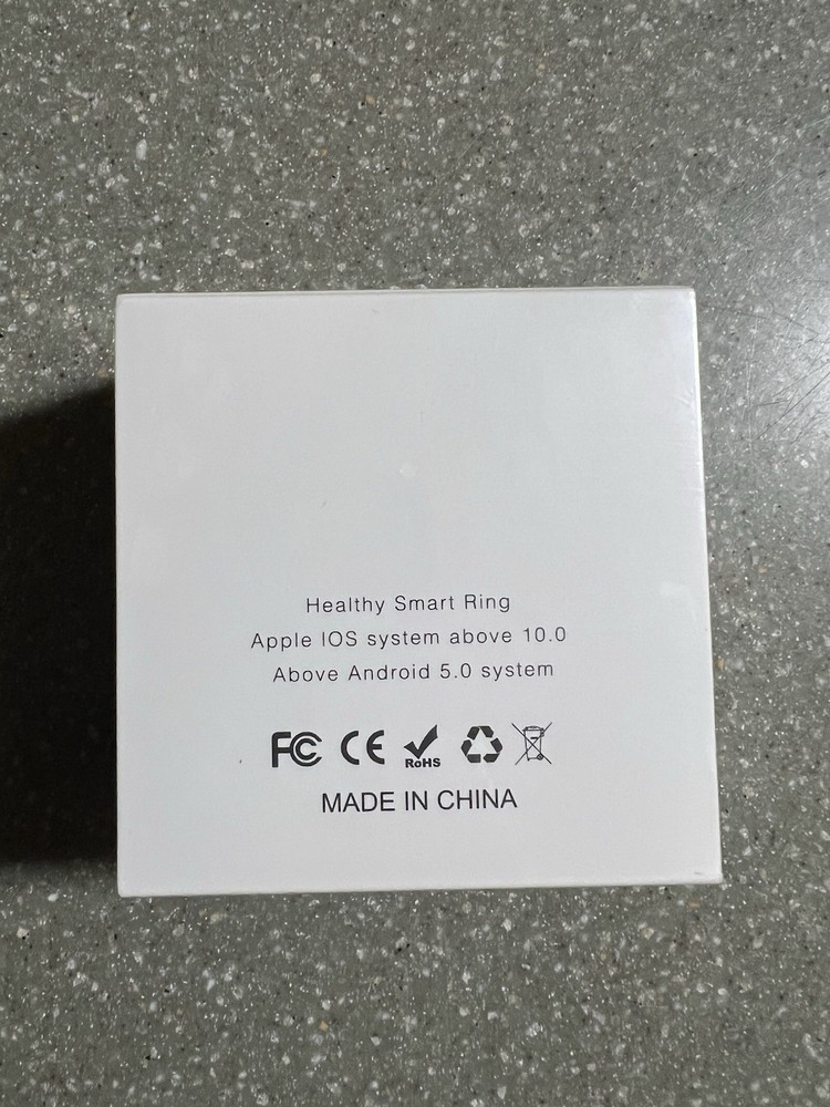 Brand New Generic Smart Ring Activity Tracker For Apple/Android, Silver Size 11