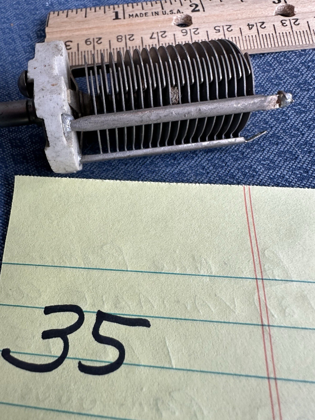 Lot 35 Battery Radio Tuning Condenser Miniature For Crystal?