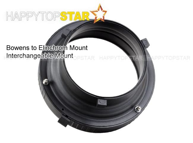 Bowens To Elinchrom Mount Speedring Speeding Ring Adapter Adaptor Converter f...