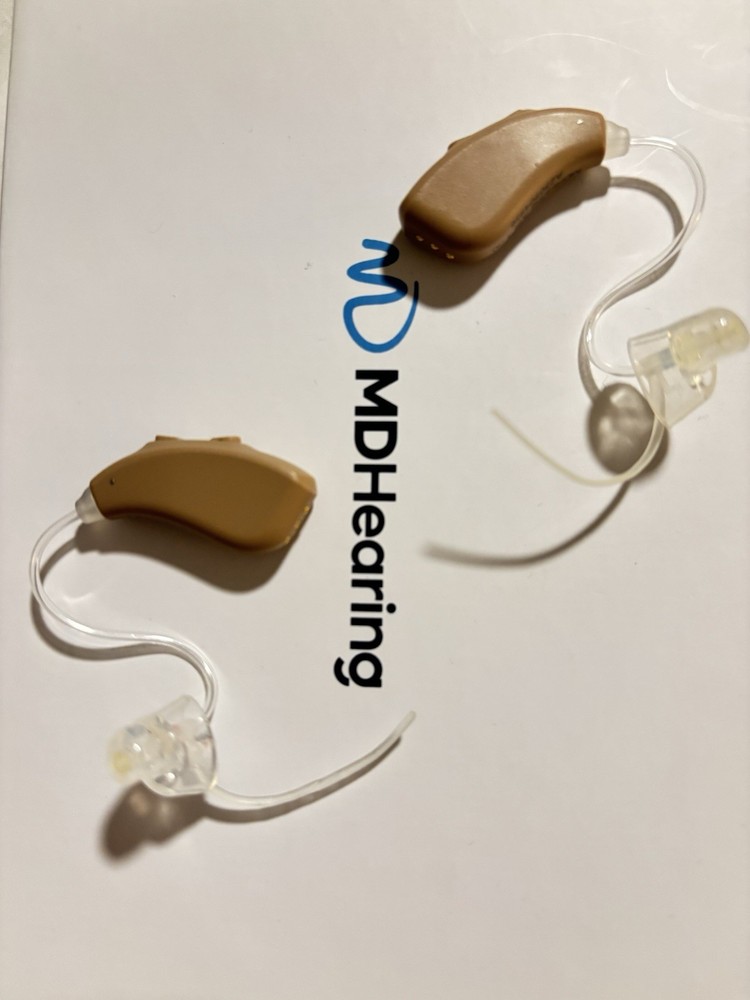 MDHearing VOLT 4 (OTC) Hearing Aid With A Charging Case