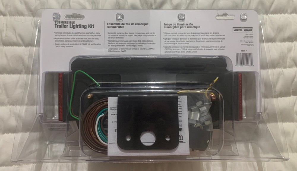 attwood 14060-7 Submersible Multi-Function Trailer Light Kit New Retail Package