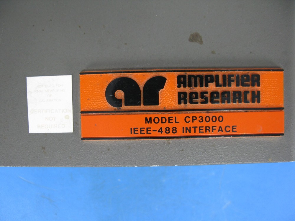 (1) USED AMPLIFIER RESEARCH MODEL CP3000 IEEE-488 INTERFACE
