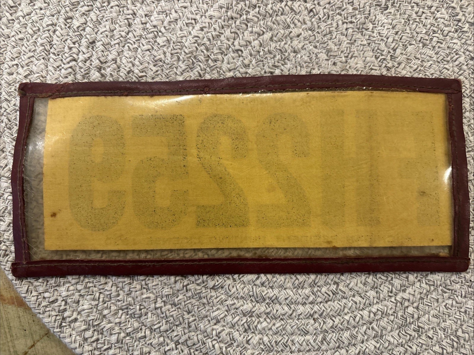 Vintage Cloth Michigan Resident Hunting License 1950