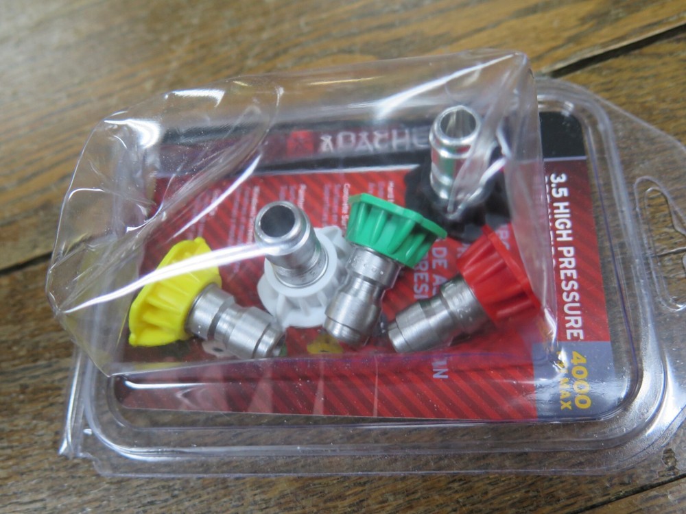 Apache 3.5 High Pressure Five Color Coded Spray Tips