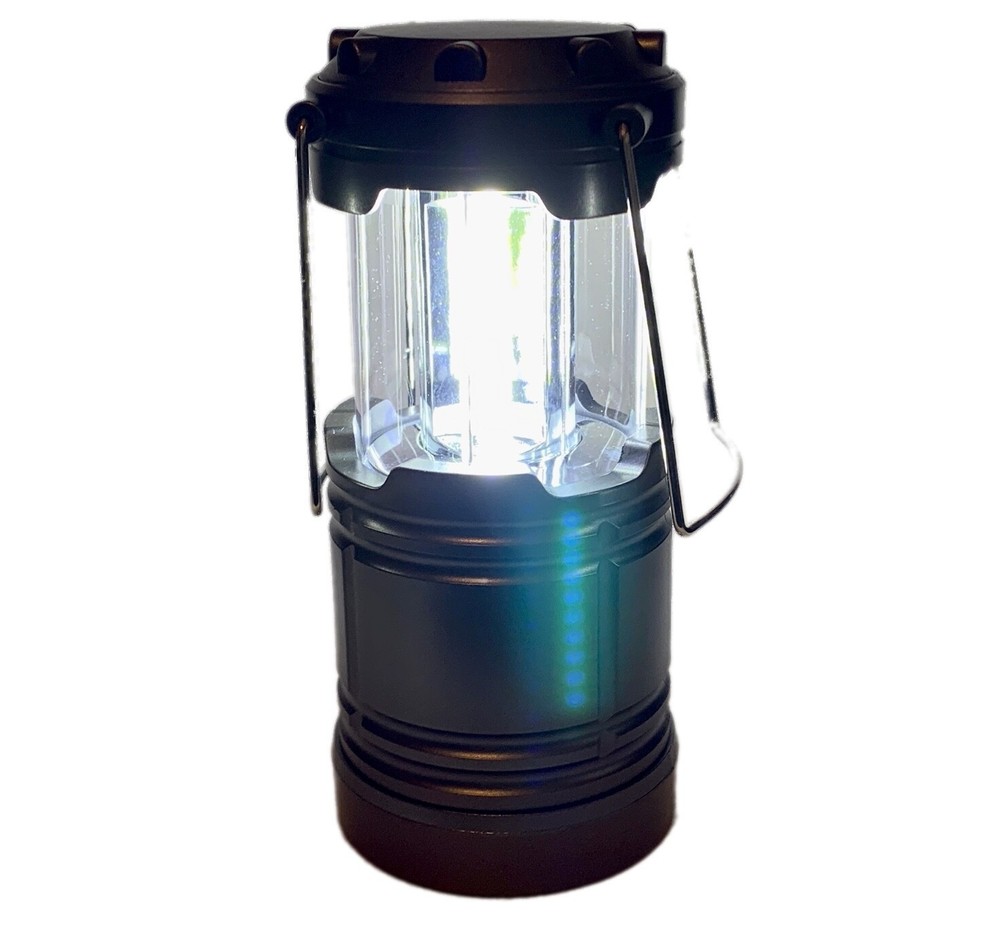 Securebrite Pop Up Lantern COB Light - Pull Up ON / Push Down OFF