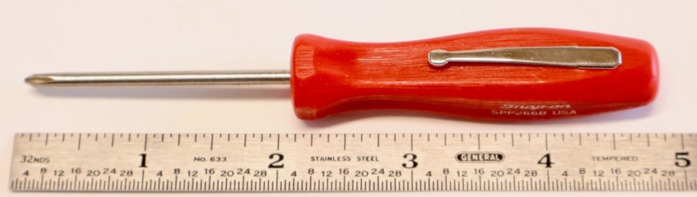 Snap On SPP2668 Philips Tip Pocket Screwdriver / Mountain Top Tools