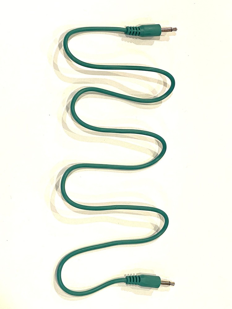 5-Color Pack 3.5mm TS Modular Synth Patch Cables for Synthesizers