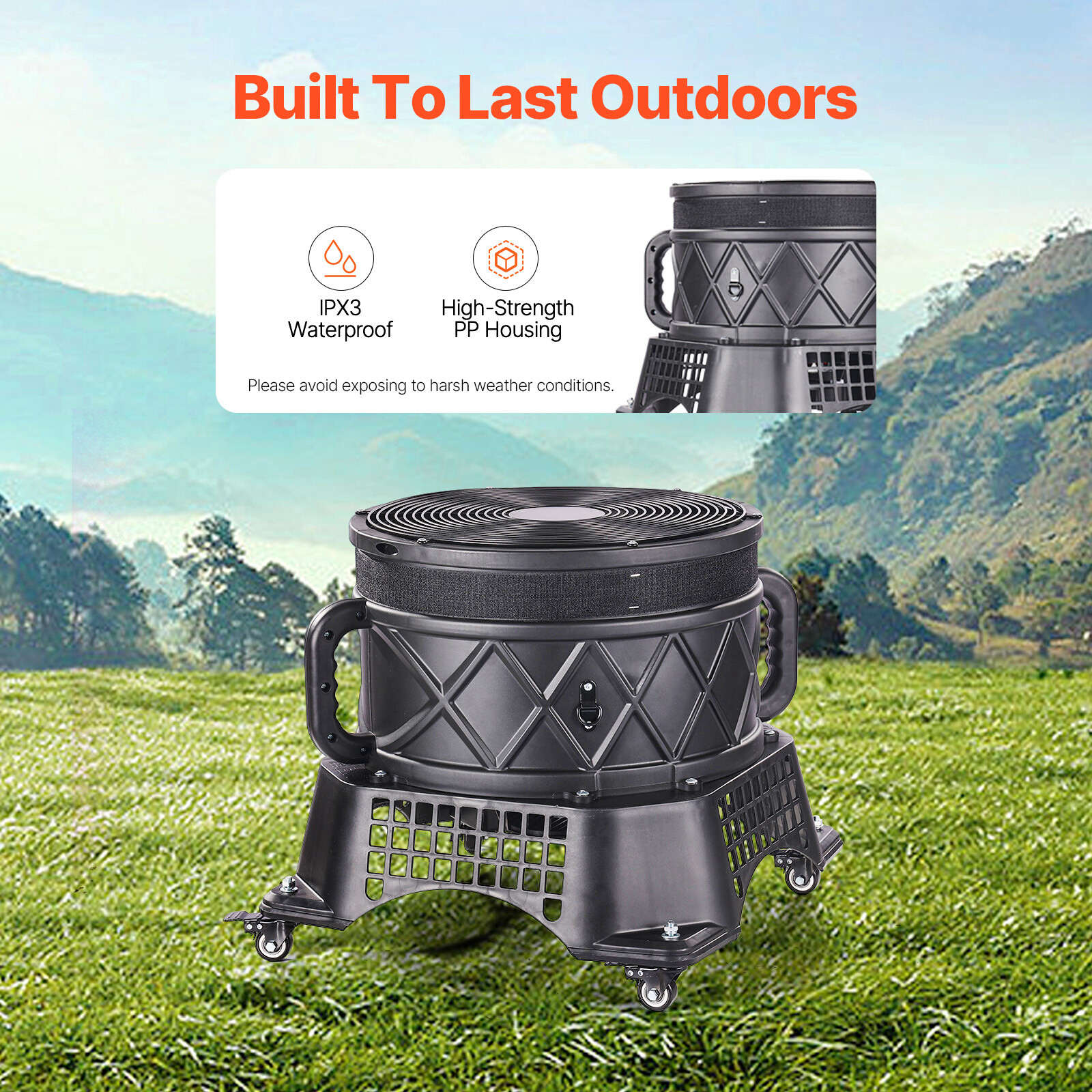 750W Electric Air Blower Fan Inflatable Dancer Wind Wavy Tube Man Puppet 1HP 18"