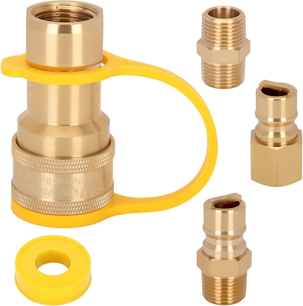 Brass Quick Connect Kit - 1/2" for Portable Generator