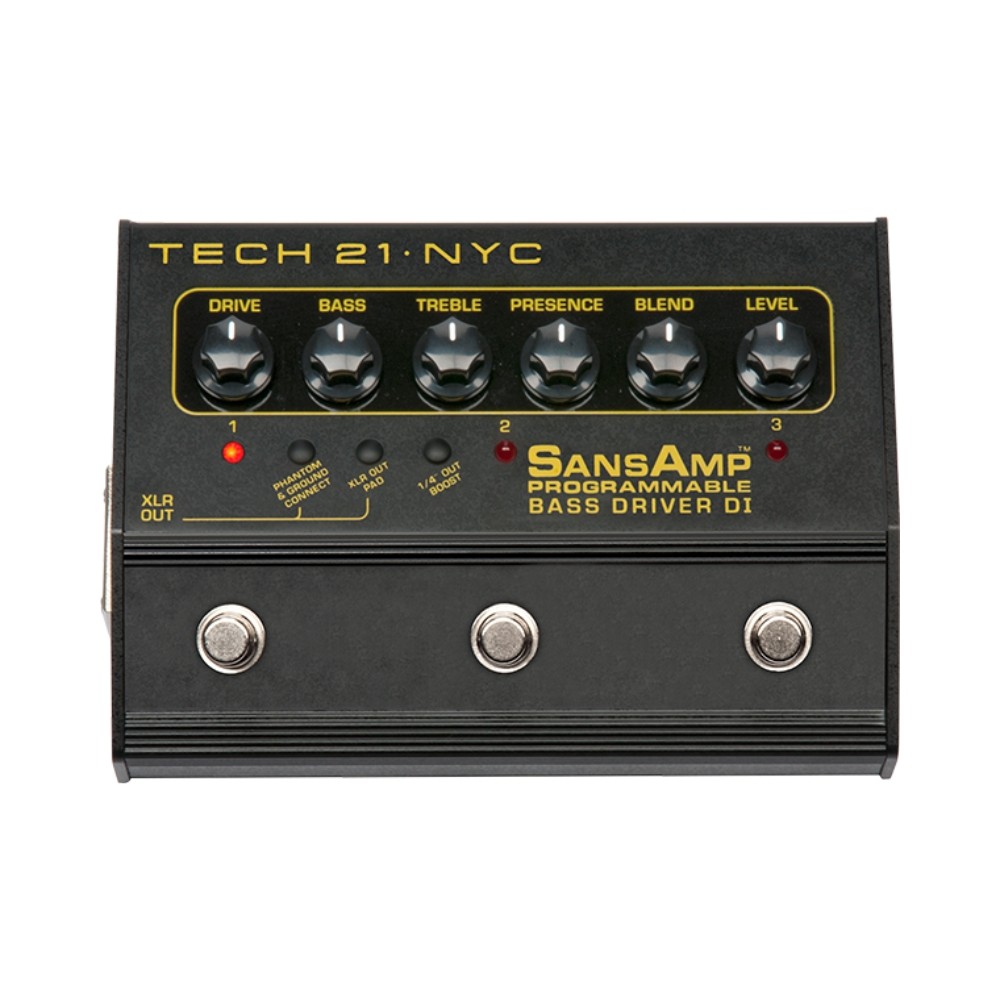 SansAmp Programmable Bass Driver DI w/ 3 channels