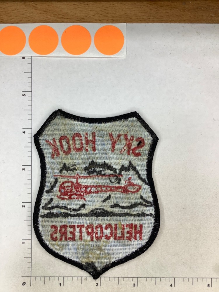VINTAGE SKY HOOK HELICOPTERS PATCH