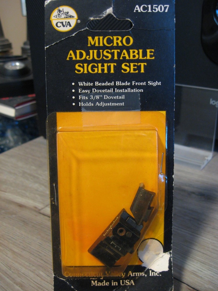 CVA Muzzleloader Black Powder - Williams Micro Adjustable Sight Set - AC1507