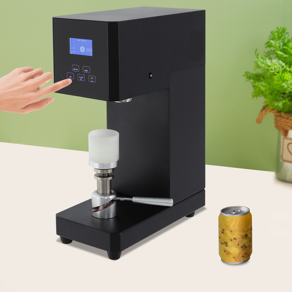 Semi Automatic Pop Can Sealing Machine Cola Can Sealer Container Plastic Bottles