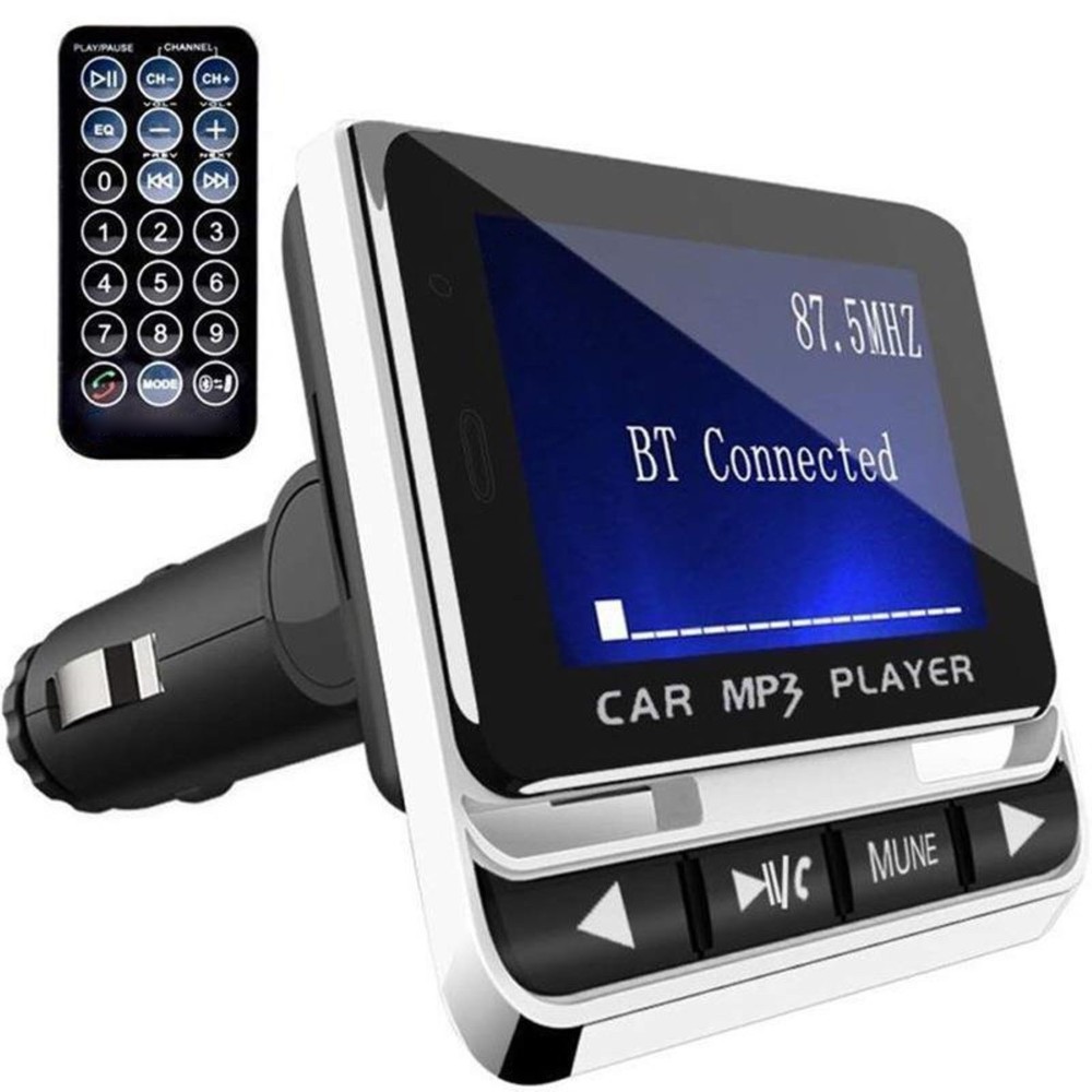 Car Bluetooth FM Radio Transmitter Part Cigarette Lighter Radio Music Adapter