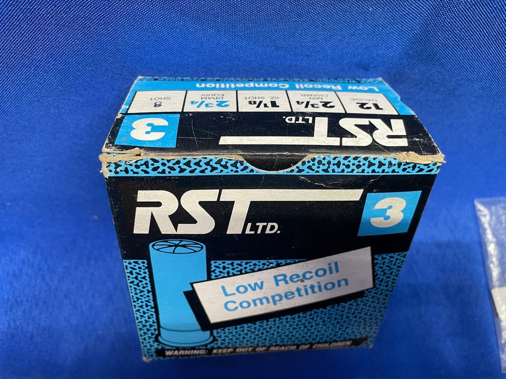 Empty Shotshell Box RST Ltd. 12 ga.