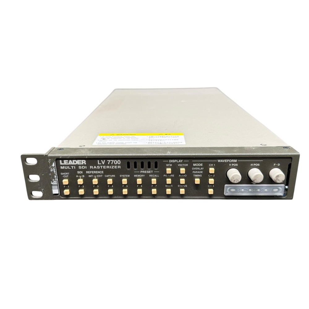LEADER LV-7700 Multi SDI Rasterizer