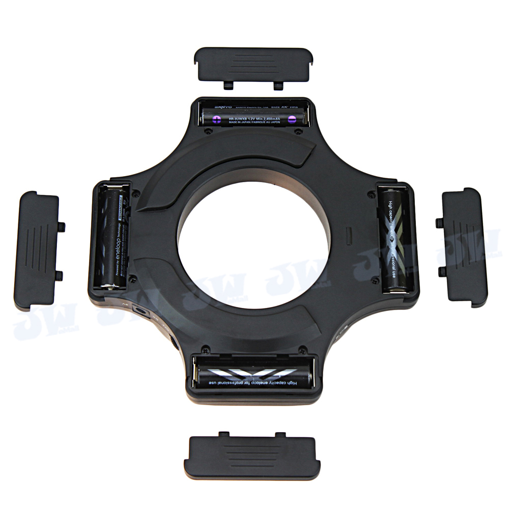 Universal LED Macro Flash Ring Light for Camera Lens, 6pcs Filter Thread Adapter