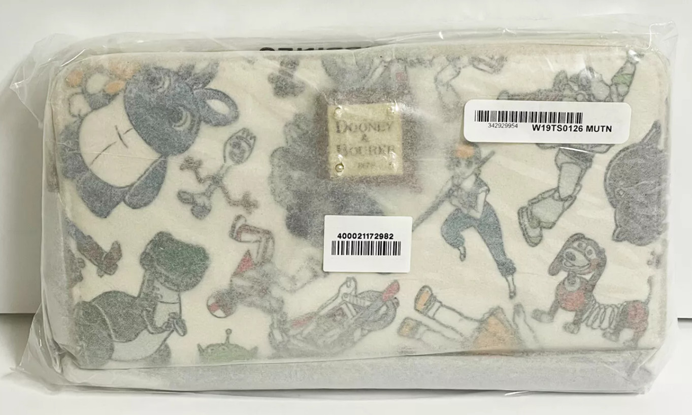 NWT 2019 Disney Dooney & Bourke TOY STORY Zip-Around Wallet Wristlet Bag SEALED