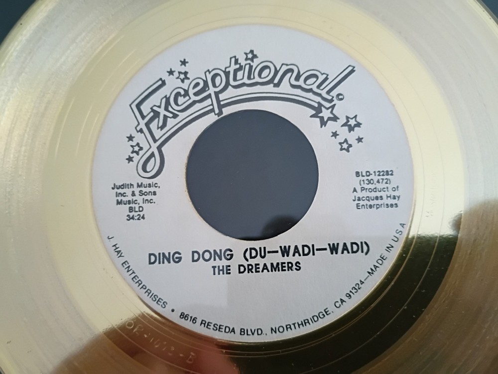 The Dreamers Ding Dong ( Du Wadi Wadi ) 45 Gold Record Exceptional Records