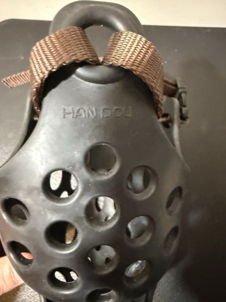 Dog Muzzle Black -Rubber/Silicone