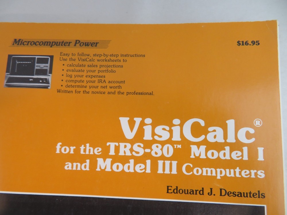 Radio Shack Visicalc TRS-80 Model I And Model III Computers