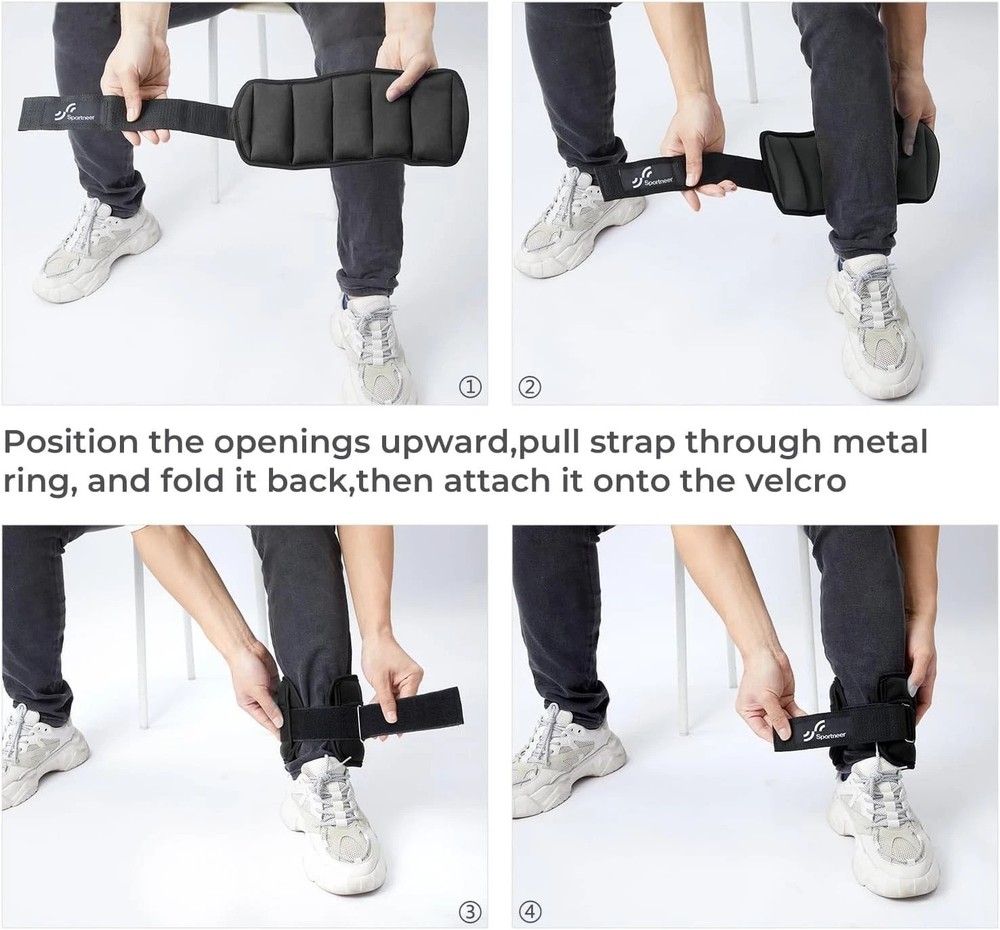 Adjustable Ankle Weights for Physical Therapy-