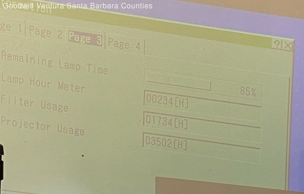 Nec GT950 LCD Projector - Read