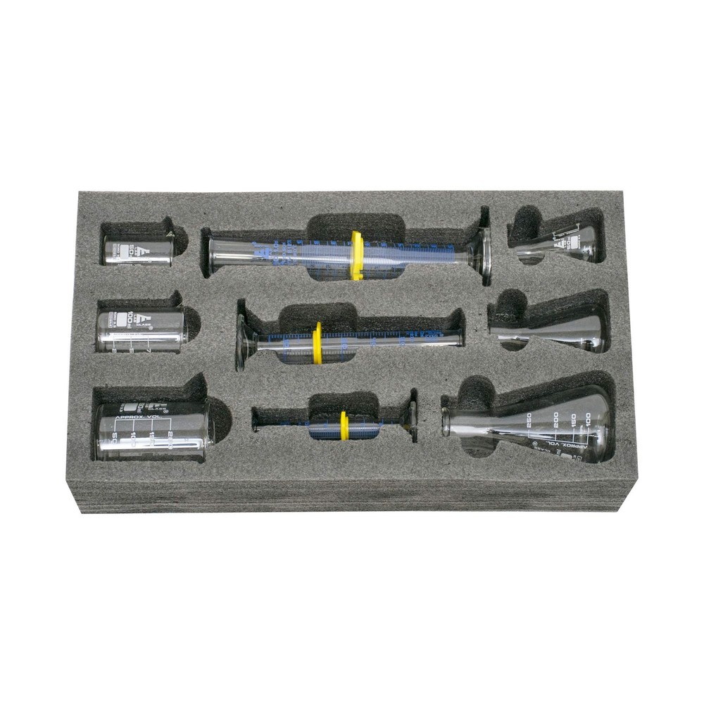 Laboratory Glassware Set, 9pcs - Includes Beaker Set (3pcs), Erlenmeyer Flask...