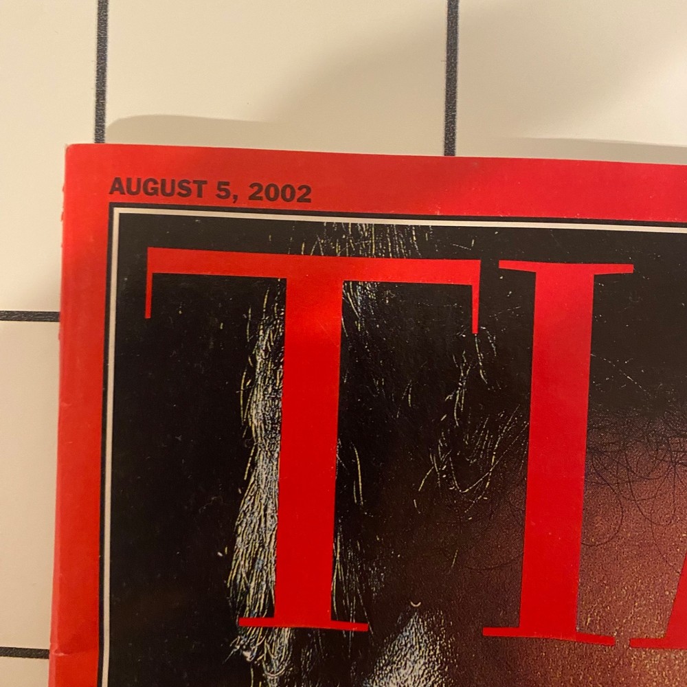 Time Magazine August 2002 bruce Springsteen Cover