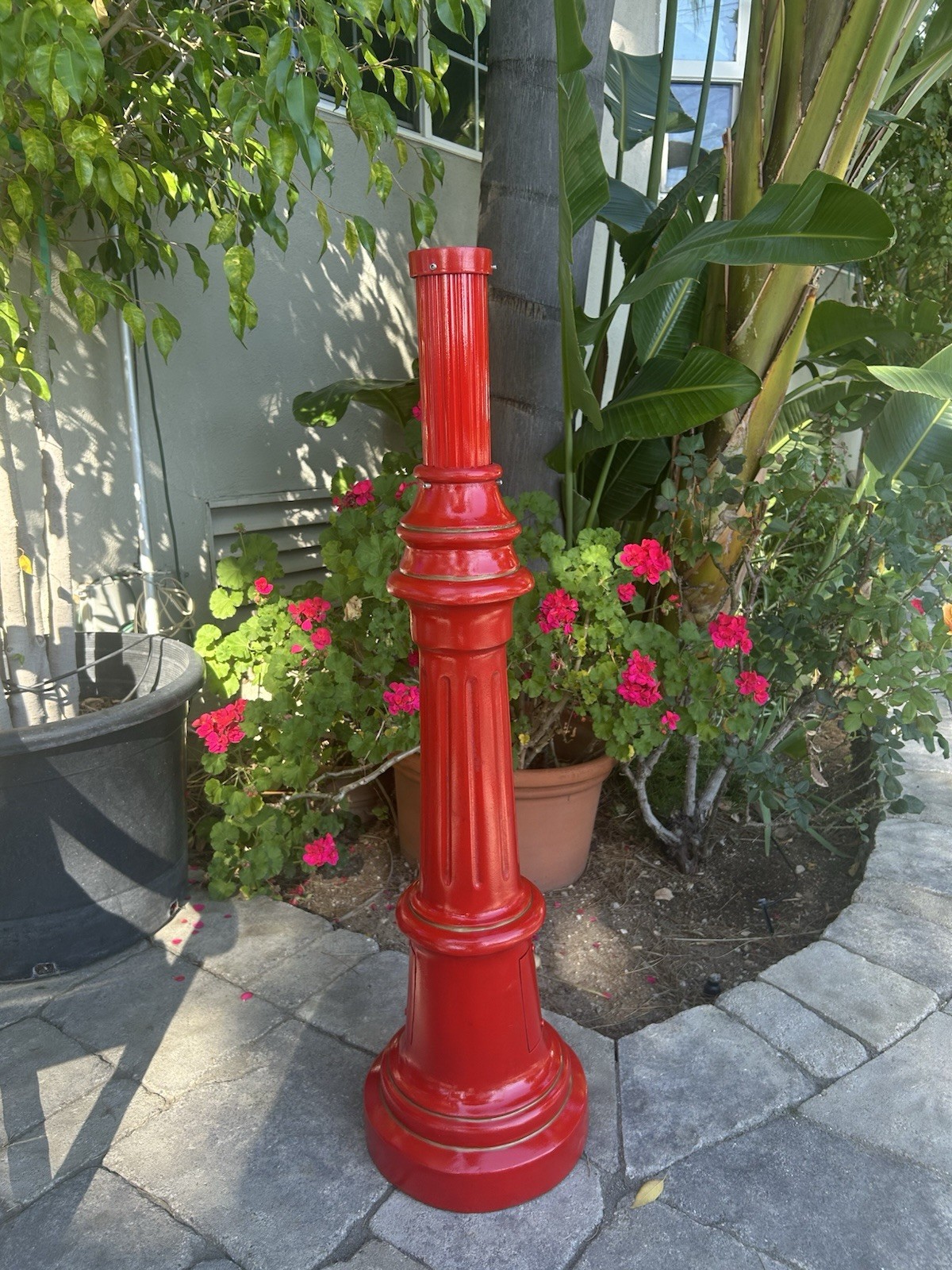 Gamewell Post Pedestal for mounting Fire  Alarm Callbox